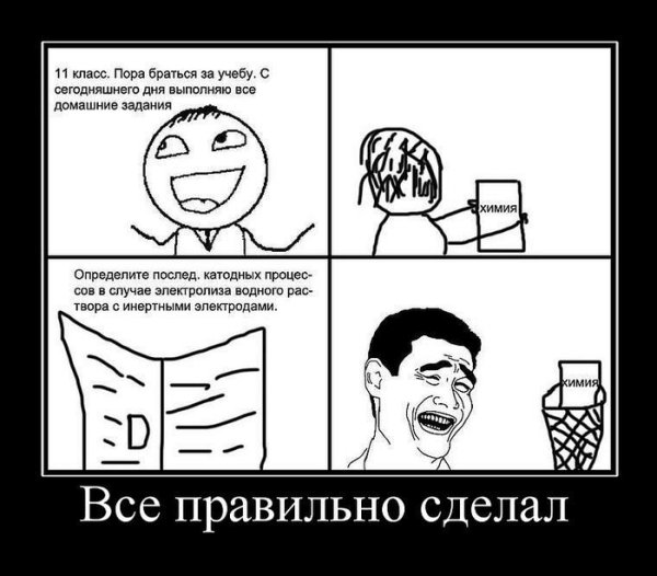 Мемы про учебу химия