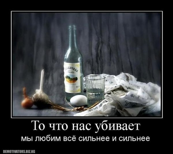 Демотиваторы против водки