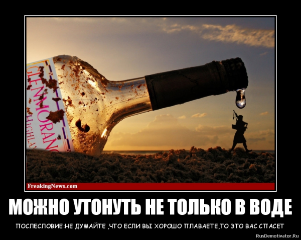 Демотиваторы про алкоголь
