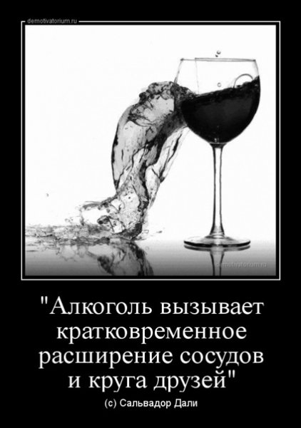 Демотиваторы про алкоголь