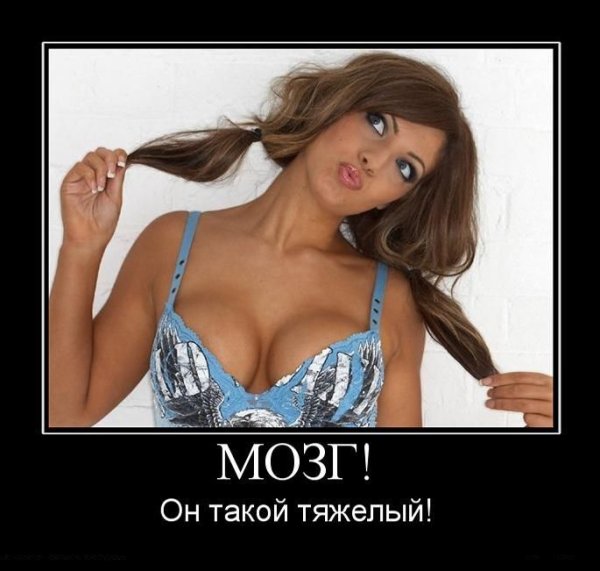 Мозг женщины демотиватор
