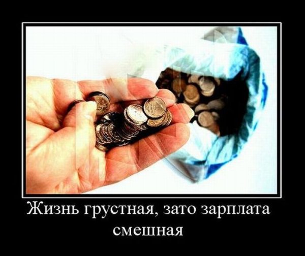 Жизнь грустная зато зарплата смешная