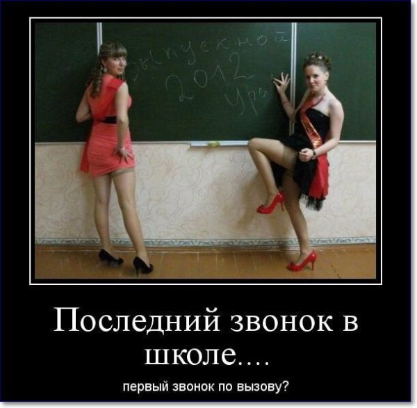 Демотиваторы школьницы