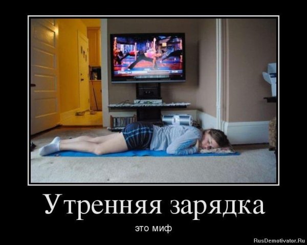 Утренняя зарядка прикол