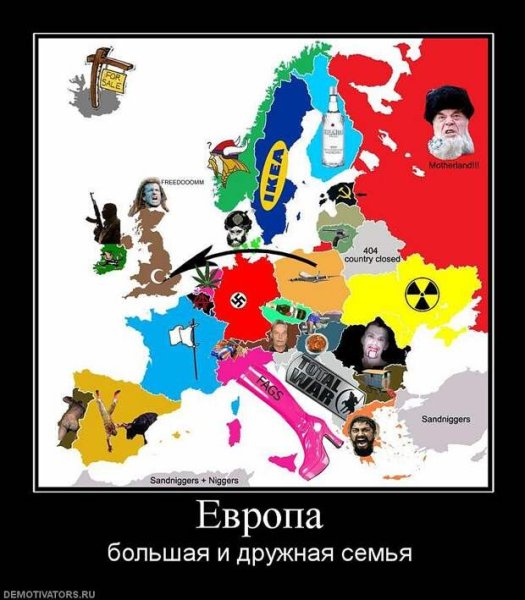 Приколы про Европу и Россию