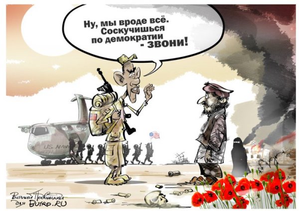 Демократия по американски карикатура