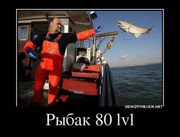Рыбак 80 уровня прикол