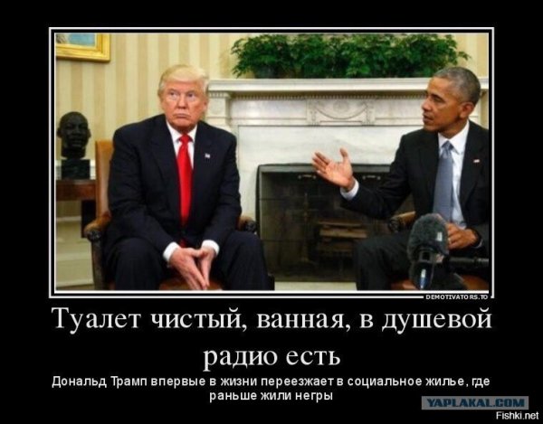 Демотиваторы Трамп и Путин