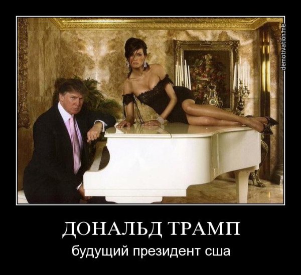 Дональд Трамп демотиваторы