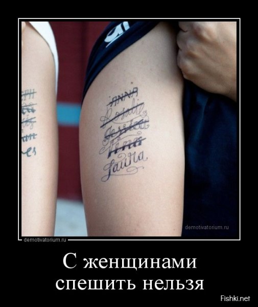 Демотиваторы про Татуировки