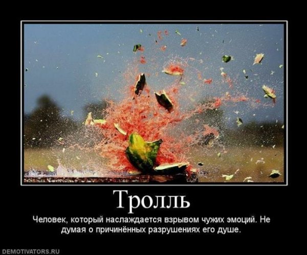 Тролль демотиватор