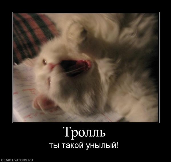 Тролль демотиватор