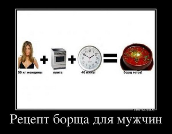 Борщ демотиватор