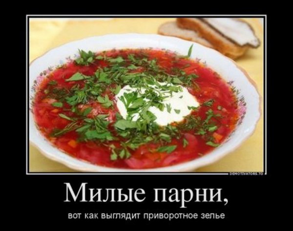 Приворотное зелье борщ