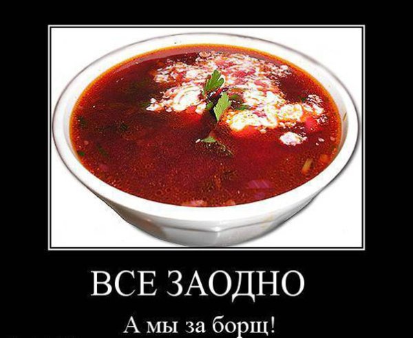 Борщ демотиватор