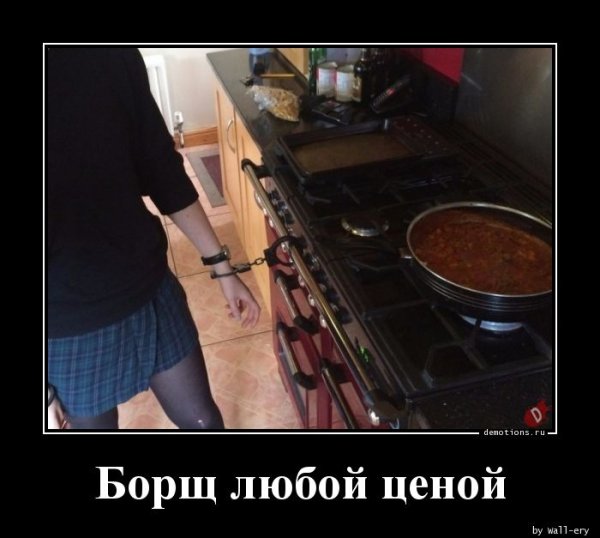 Демотиваторы про кухню