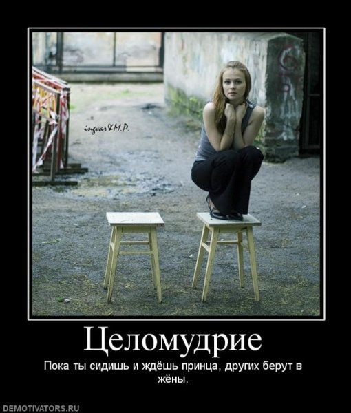 Целомудрие демотиваторы