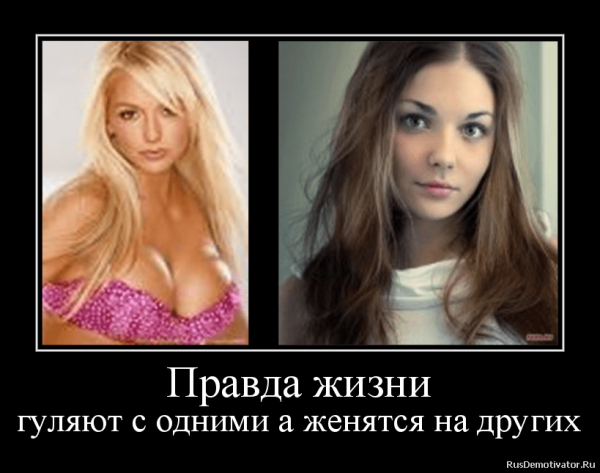 Правда о девушках демотиваторы