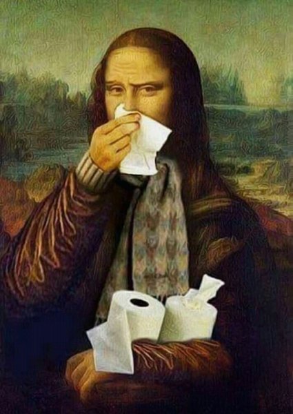 Моны Лизы Джоконда с айфоном