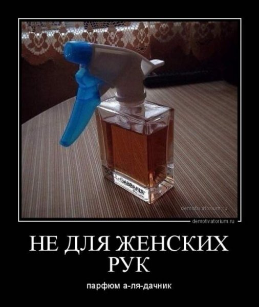 Демотиваторы про духи