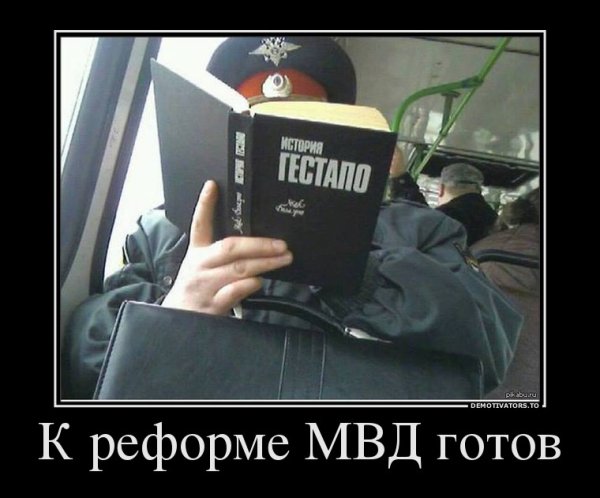 Демотиватор МВД