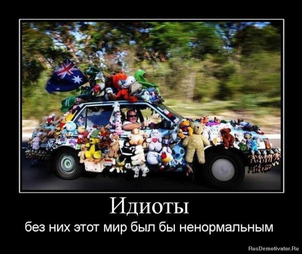 Демотиваторы про идиотов