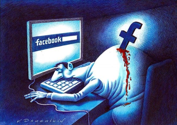 Фейсбук карикатура