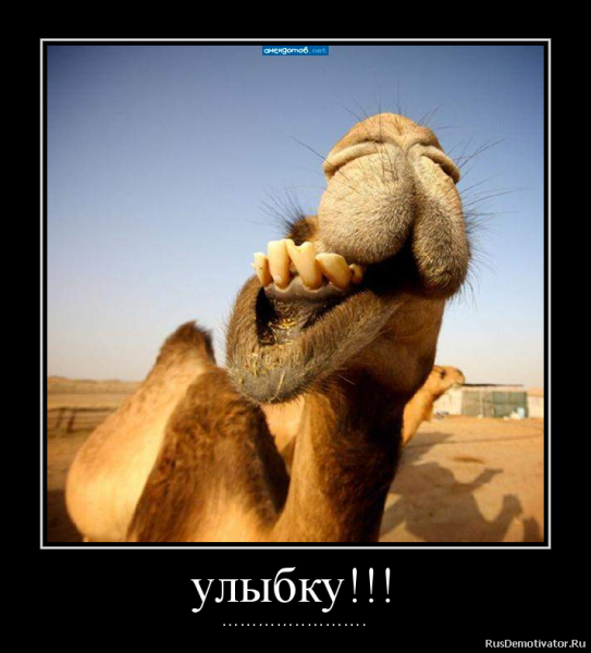 Демотиваторы про улыбку