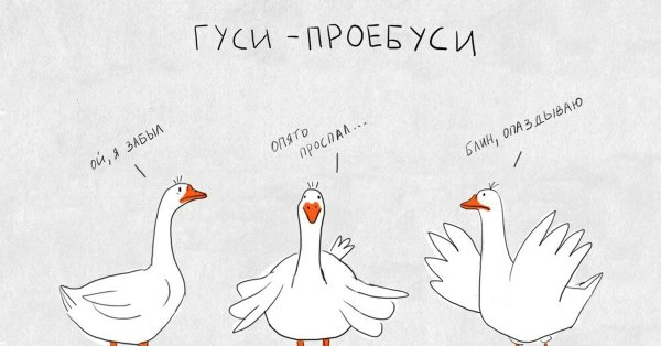 Гусь птица гордая