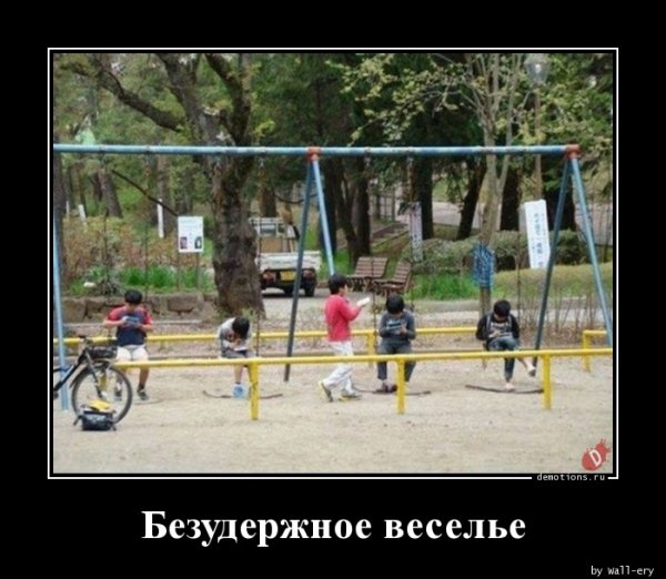 Веселье демотиватор