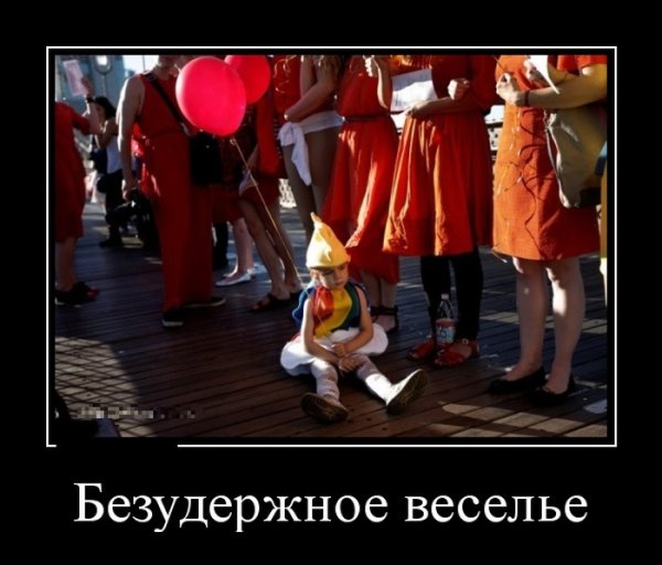 Веселье демотиватор