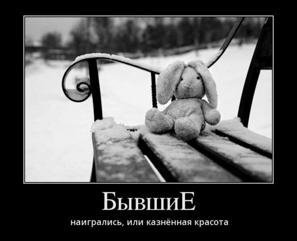 Зайку бросила хозяйка демотиватор