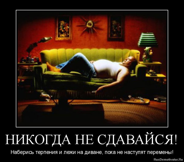 Муж на диване демотиватор