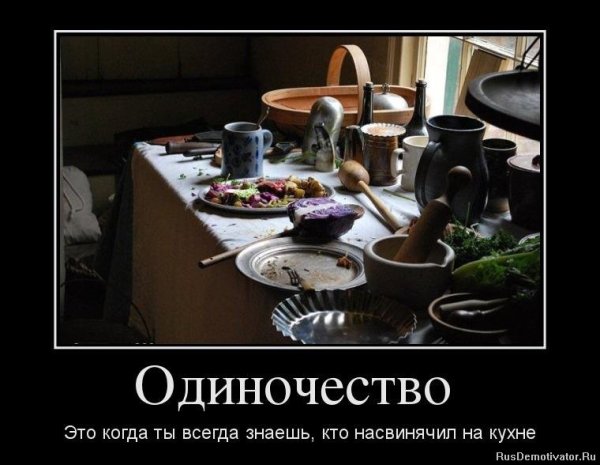 Демотиваторы про кухню
