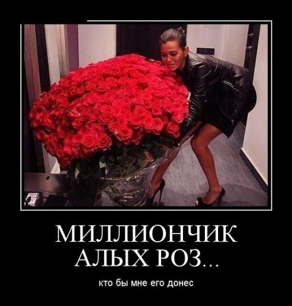 Демотиваторы с цветами