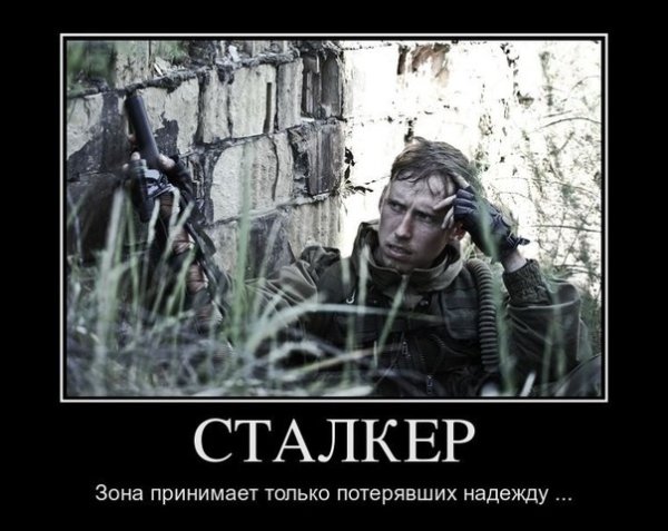 Демотиваторы по сталкеру