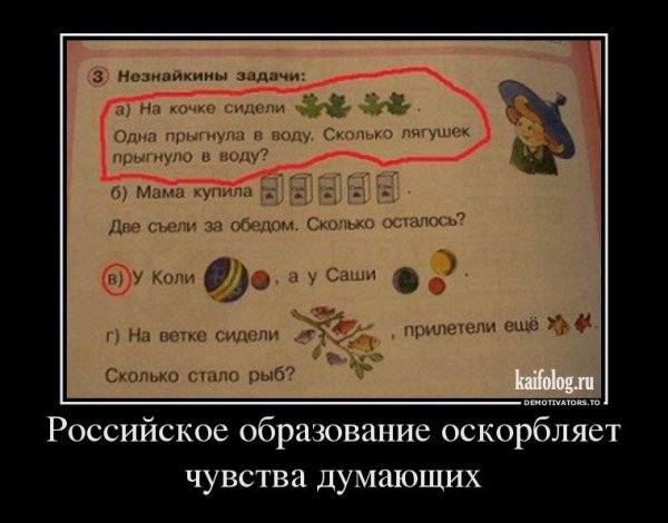 Российское образование демотиваторы
