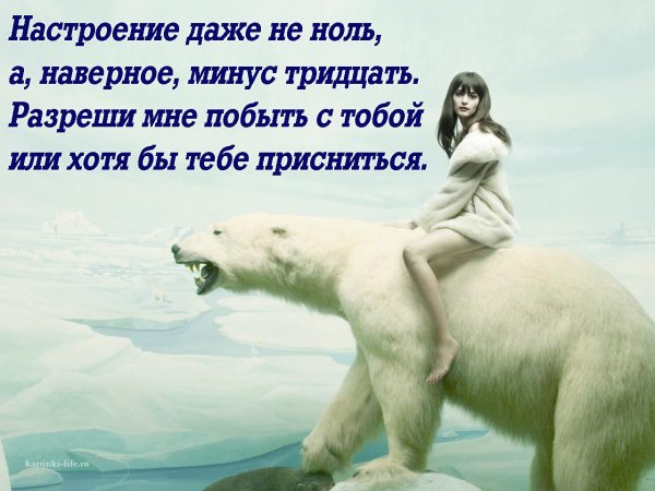 Настроение ниже нуля