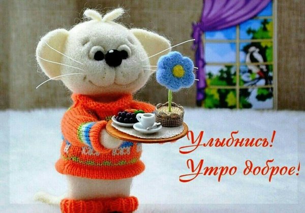 Вязаные игрушки с добрым утром