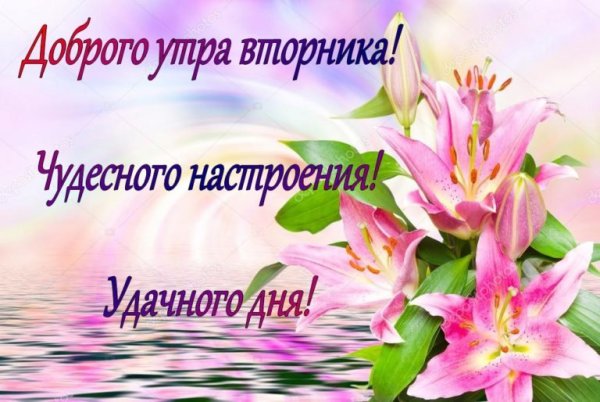 Открытки с добрым утром вторника