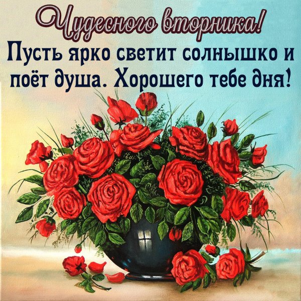 Поздравления со вторником