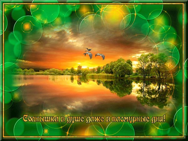 Открытки с природой с добрыми пожеланиями