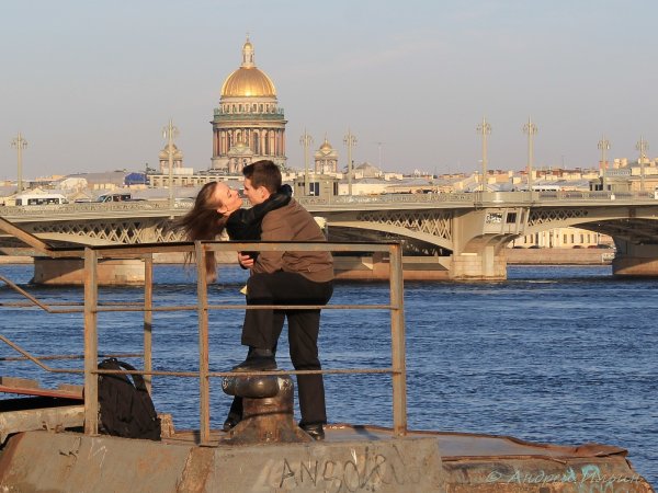 Фотосессия любимым Исаакиевский СПБ
