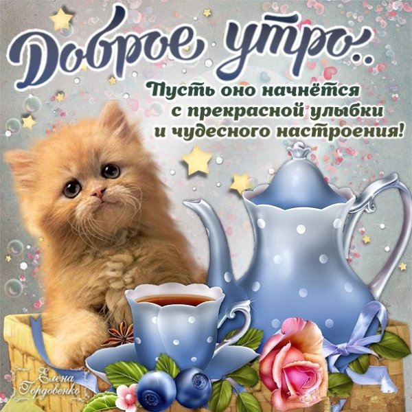 Дорого утра и хорошего настроения