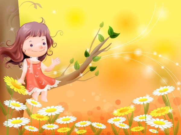 Детские фоны для девочек