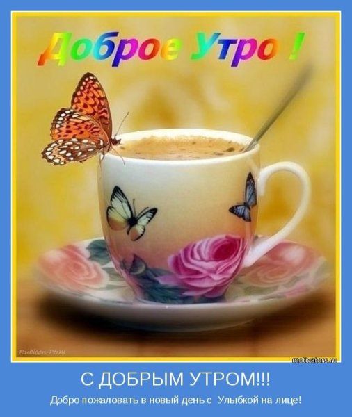 Позитивные открытки с добрым утром