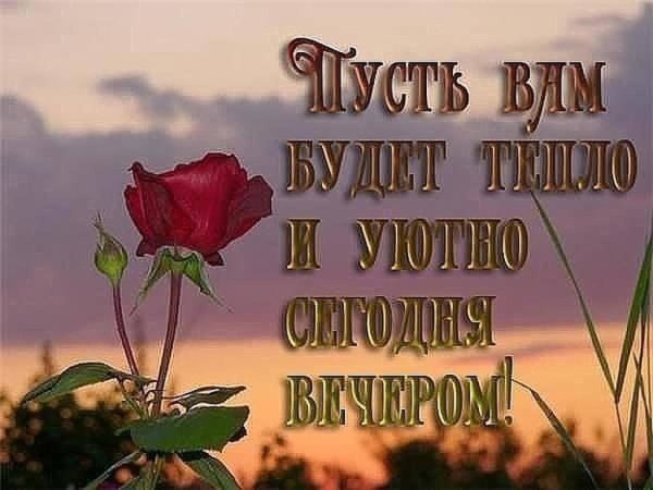 Доброго вечера и душевного тепла
