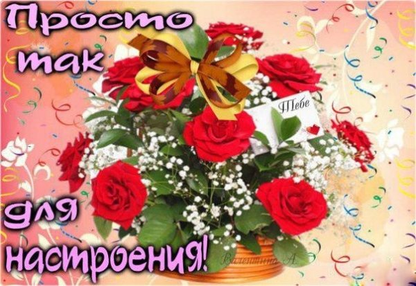 Цветы просто так для настроения