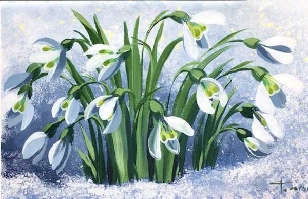 Подснежник для дошкольников