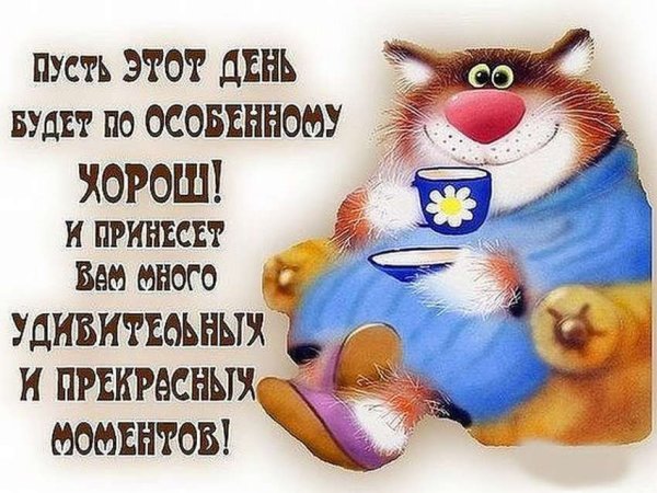 Пожелания бодрости и позитива